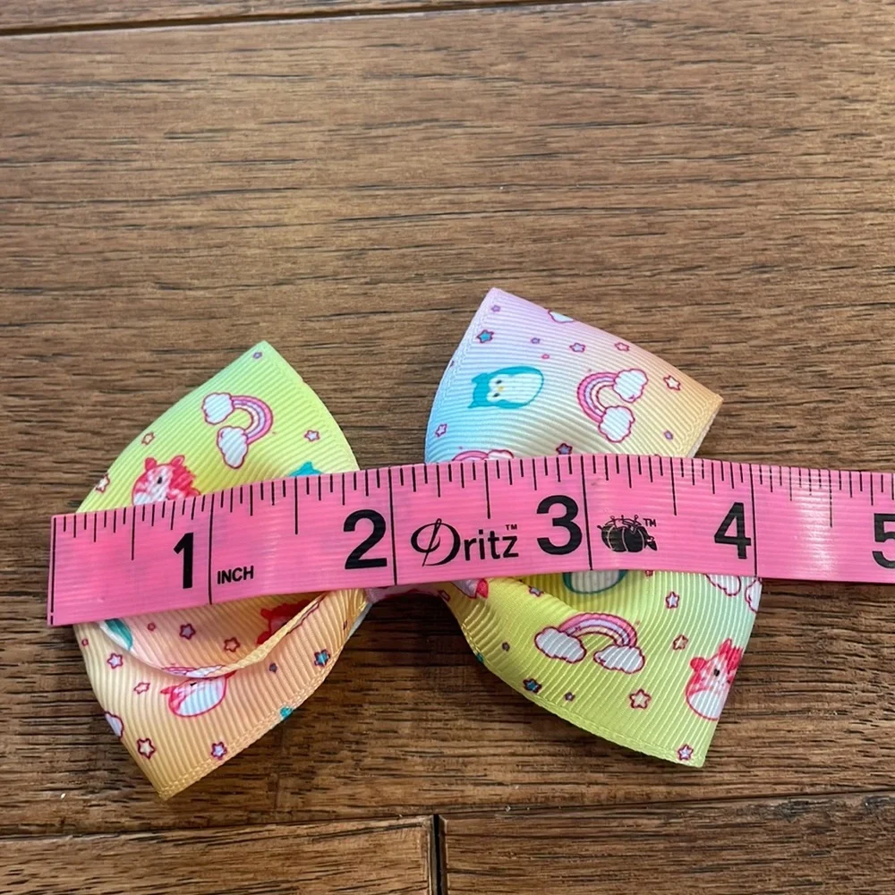 Squishmallow Girls Hair Bow - Alligator Clip - Girls Hair Bow